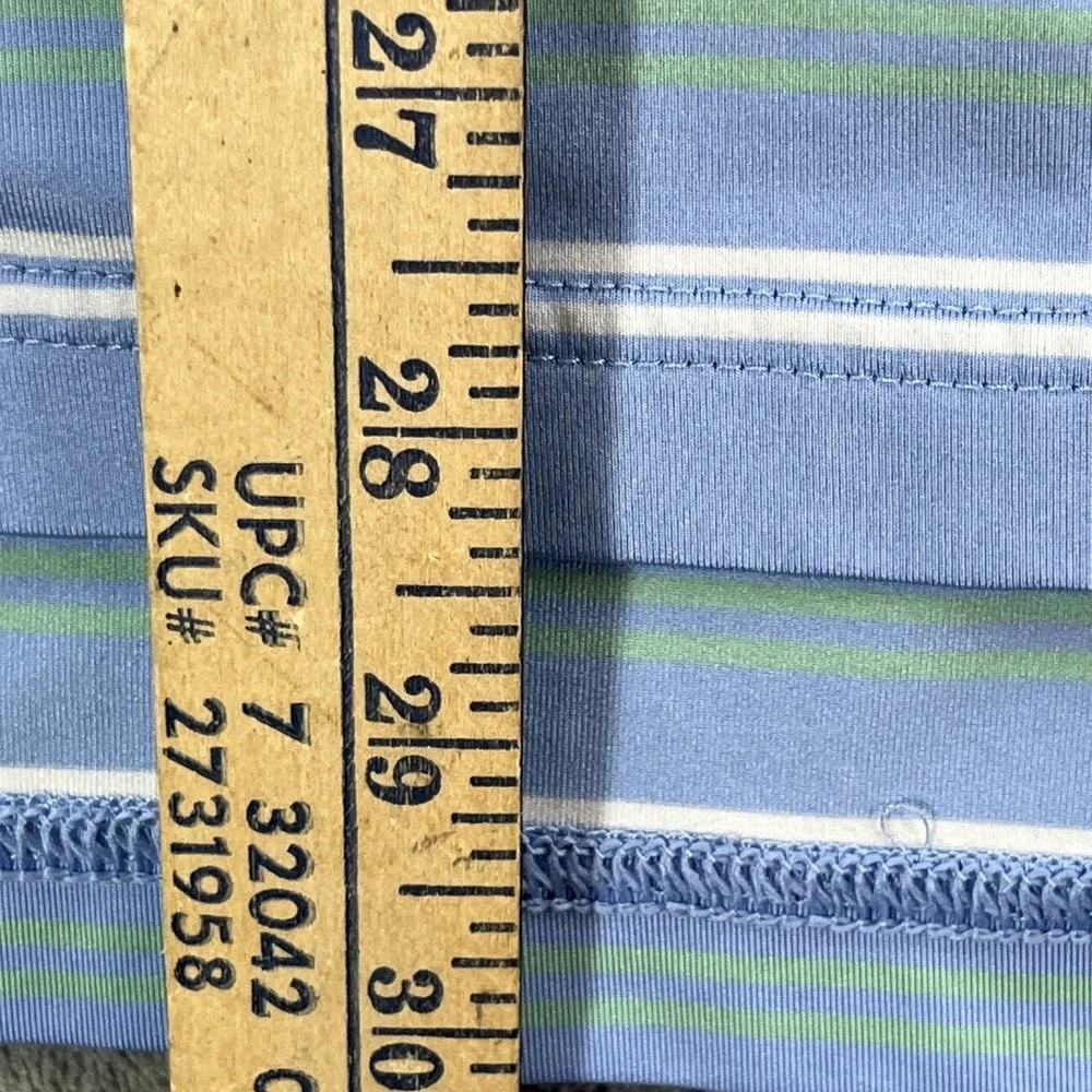 Ralph‎ Lauren RLX Blue/Green/White Stripe Golf Polo Size Small