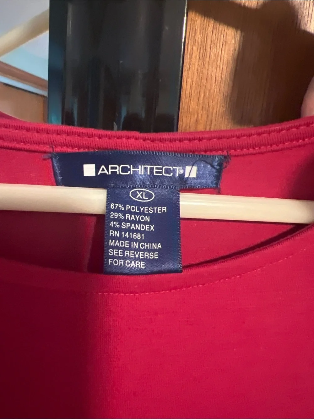 Architect Raspberry Short Sleeve Swing Dress. XL