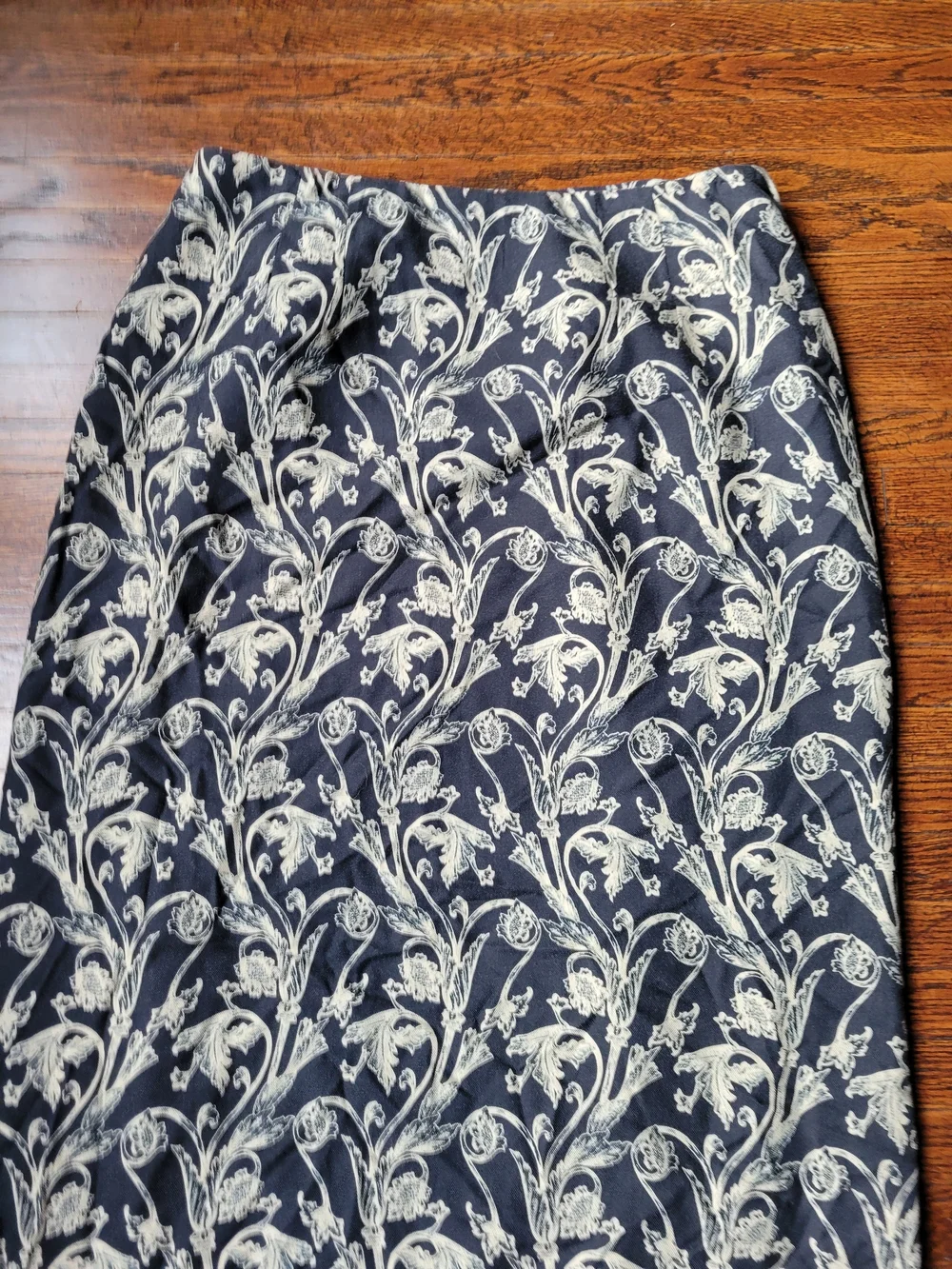 Talbots Women's Size 12 True Wrap Maxi Skirt Lined Casual Church Business Wear