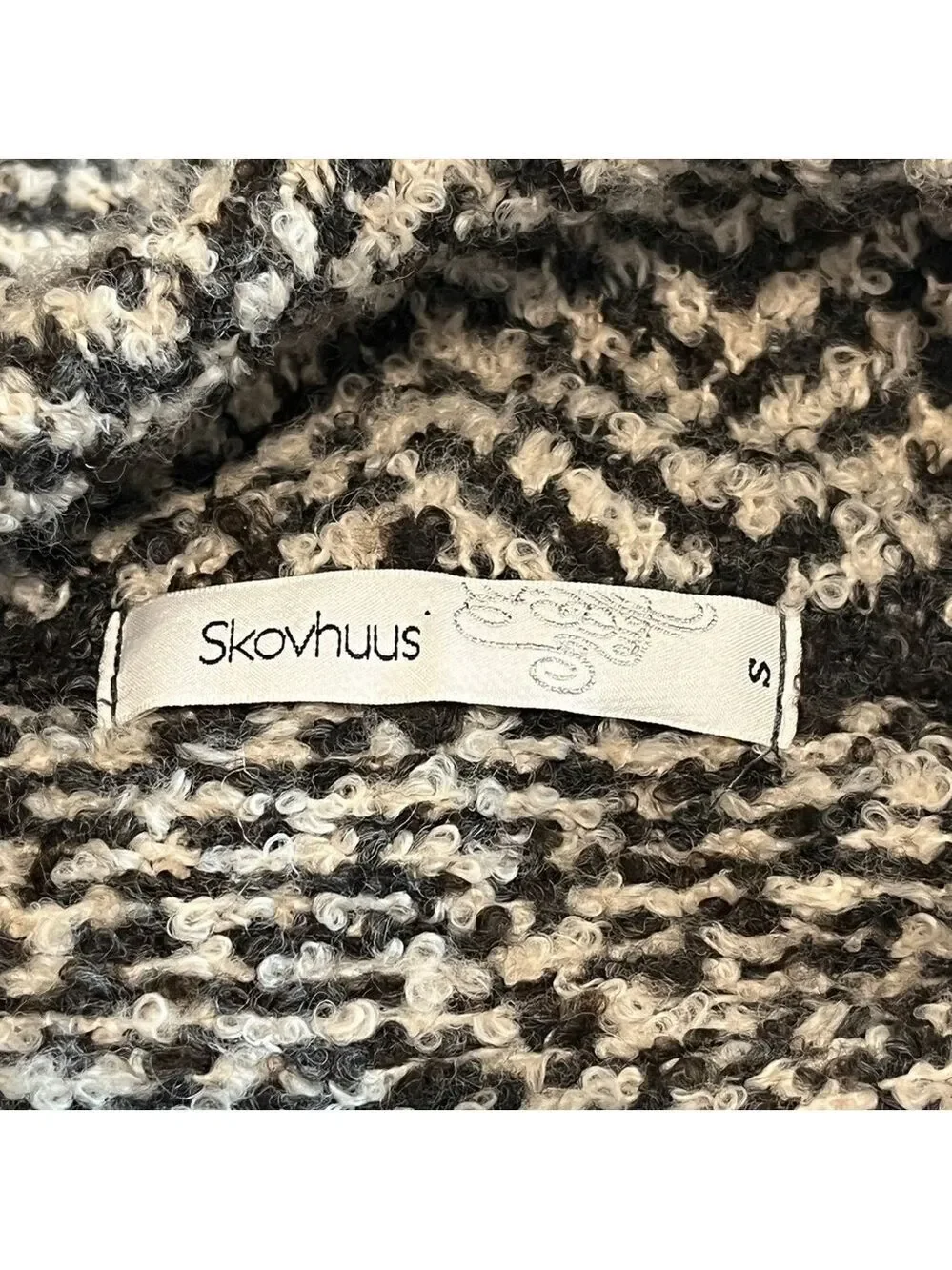 Skovhuus Italian Button-Up Sweater Jacket - Size Small
