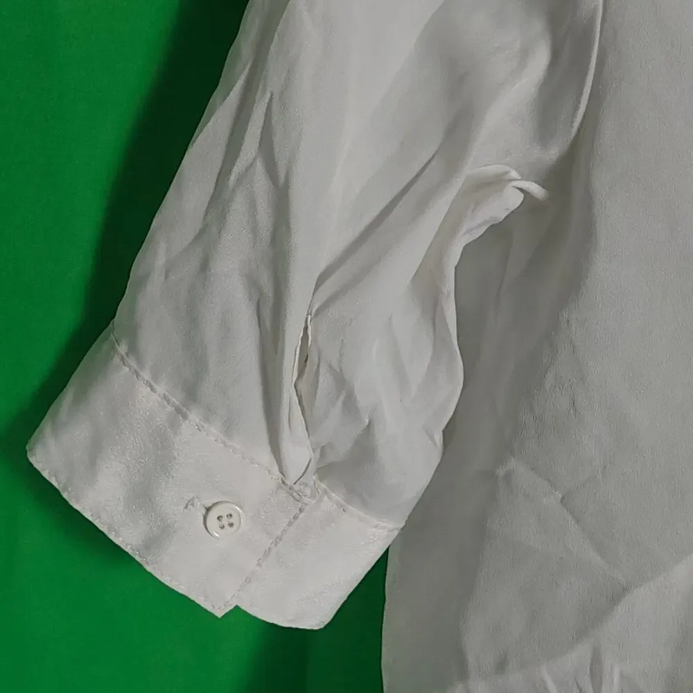 Girl's Blouse Button up | Sz. 14-16 | Chillipop | White