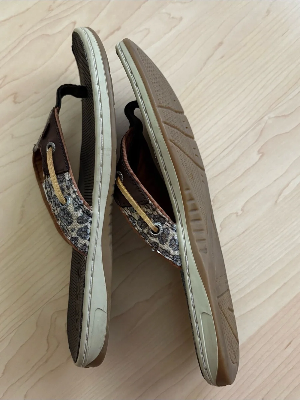 Sperry Leather Flip Flops Sandals Size 7 M