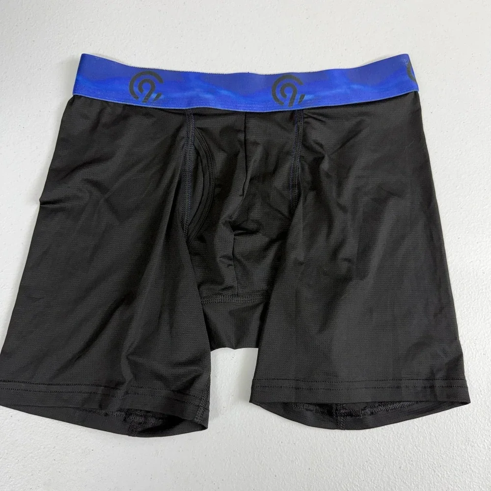 Champion men's black fitted stretch performance boxer briefs underwear small