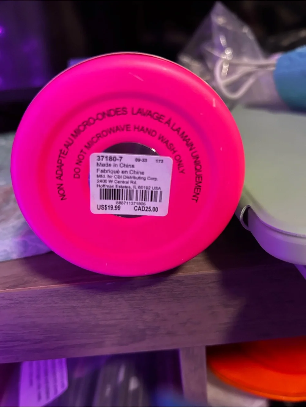 Claires bright yellow