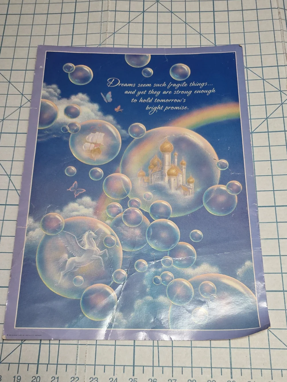 Dreams Seem Such Fragile Things... 1984 Hallmark Card, 14