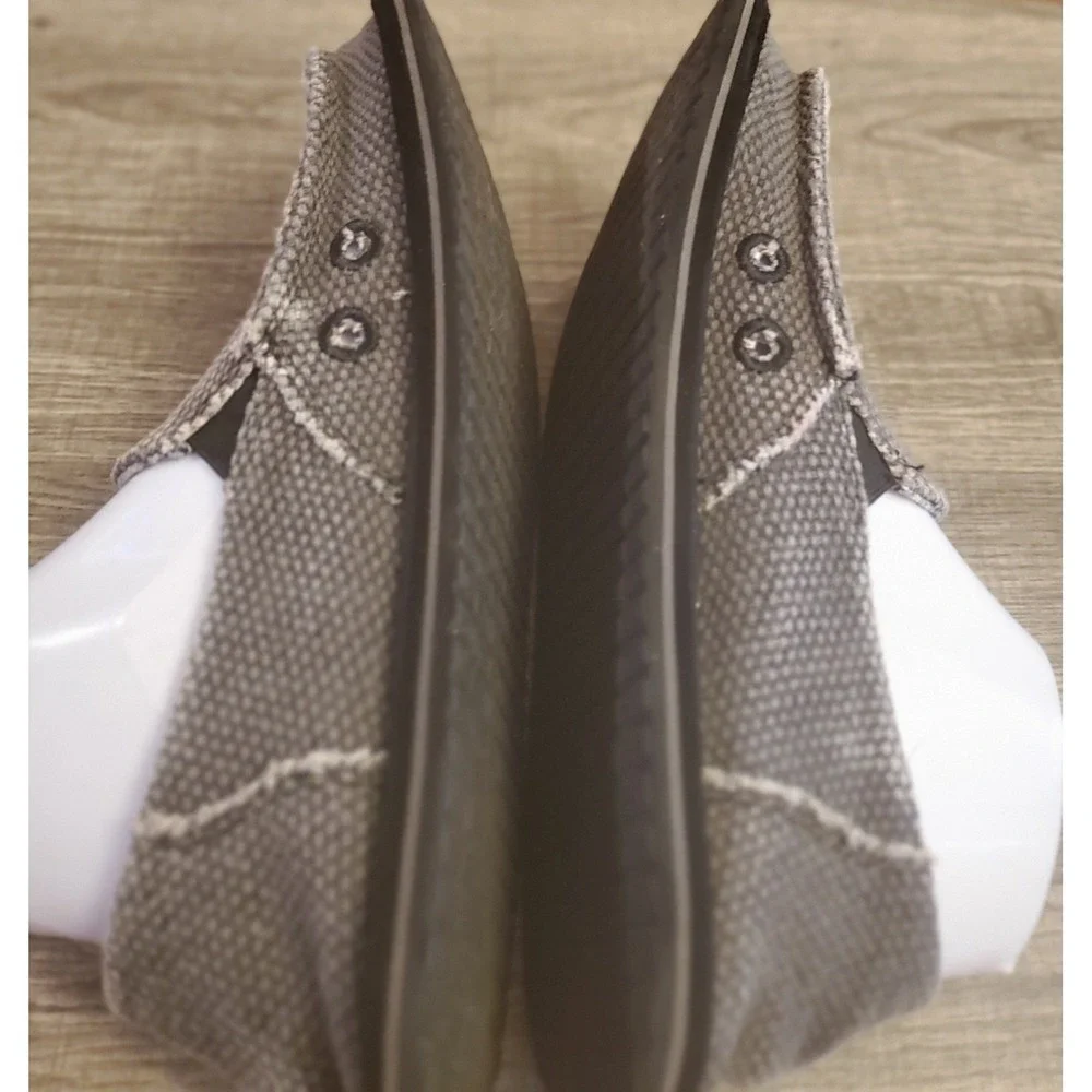 Sanuk Vagabond Sidewalk‎ Surfer Slip On Shoes Men's Size 5 Gray