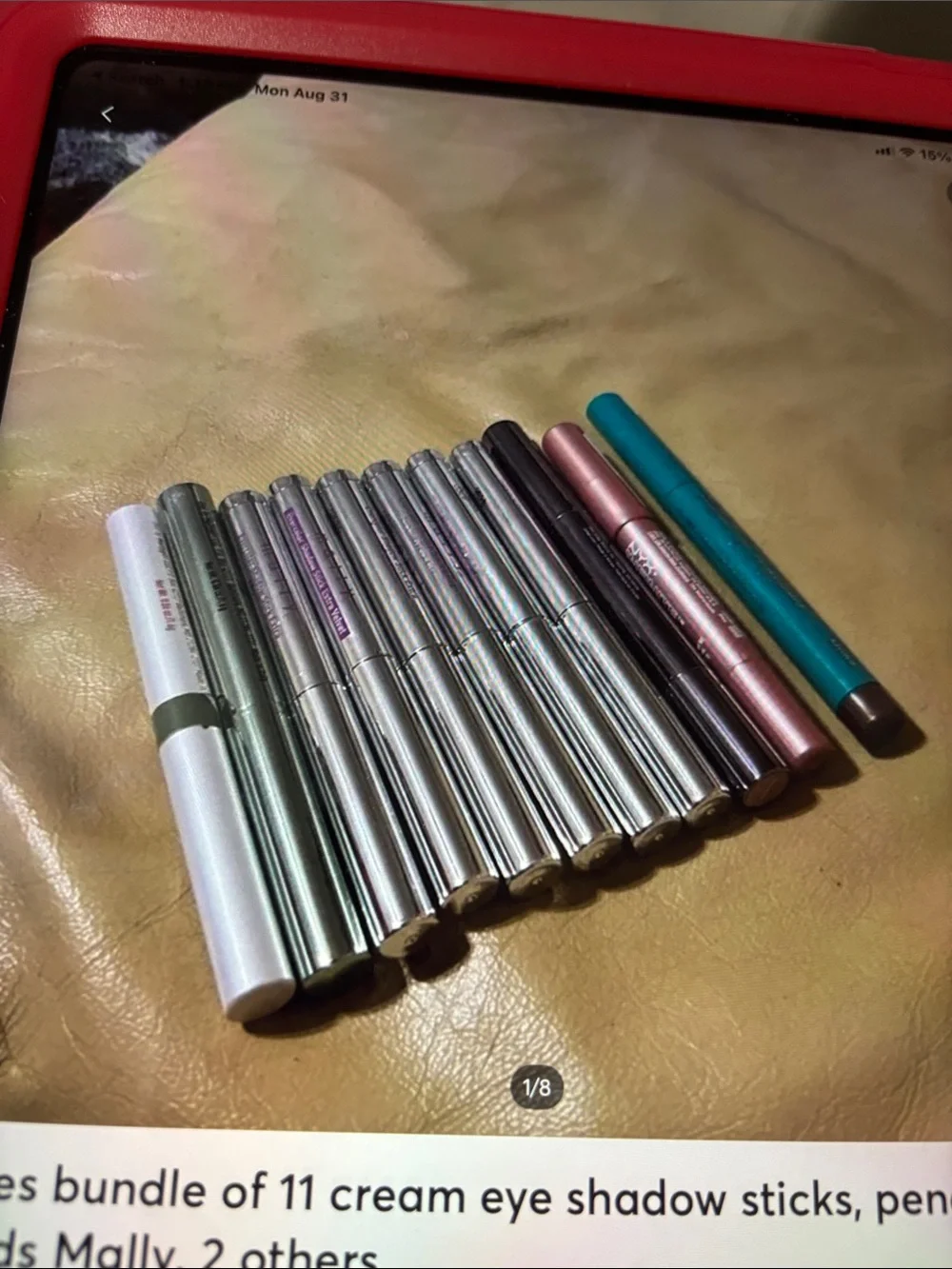 Ladies lot of 11 eye shadow cremes shadow sticks