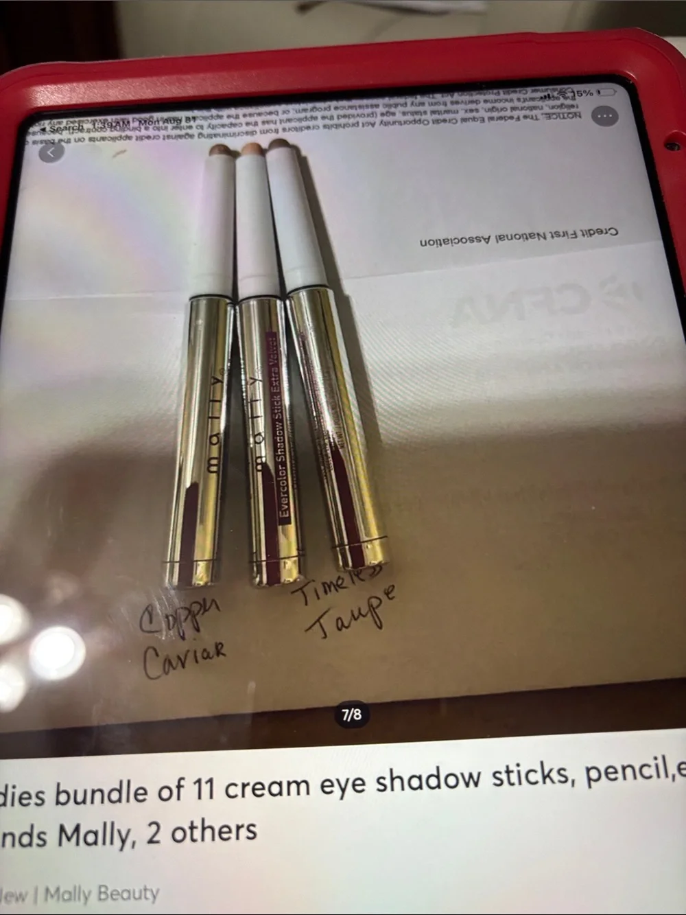 Ladies lot of 11 eye shadow cremes shadow sticks