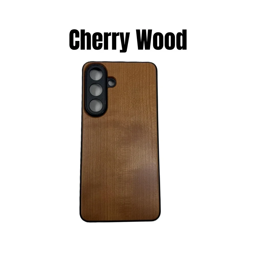 Wooden Samsung Galaxy S26 Series Phone Case, Natural Wood Back Protection