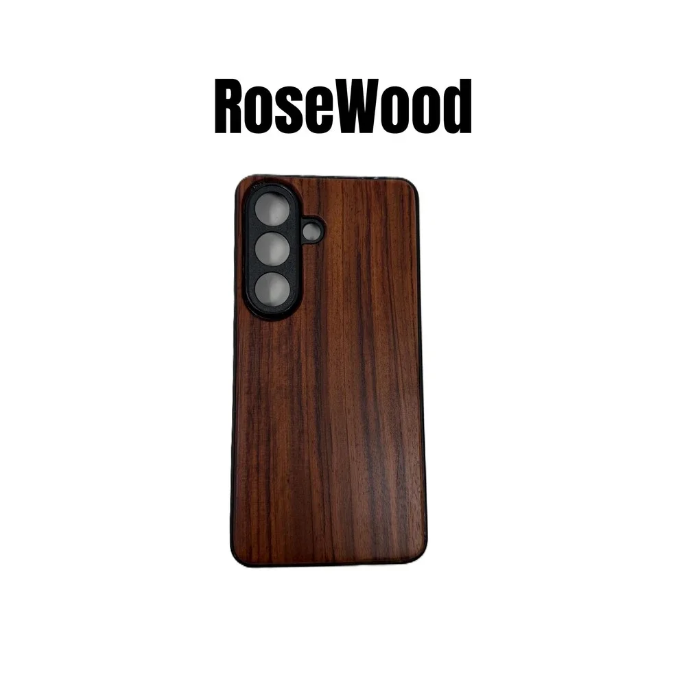 Wooden Samsung Galaxy S26 Series Phone Case, Natural Wood Back Protection