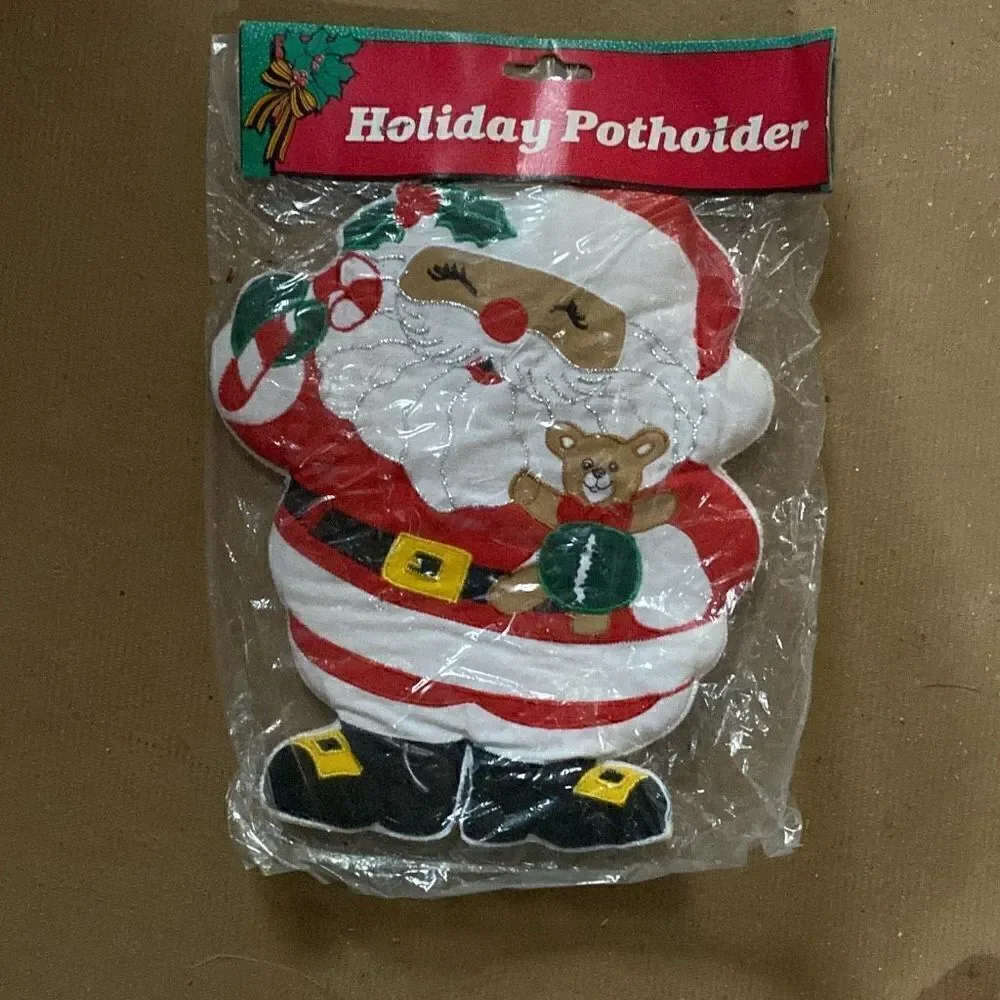 NEW Vintage Christmas Potholder