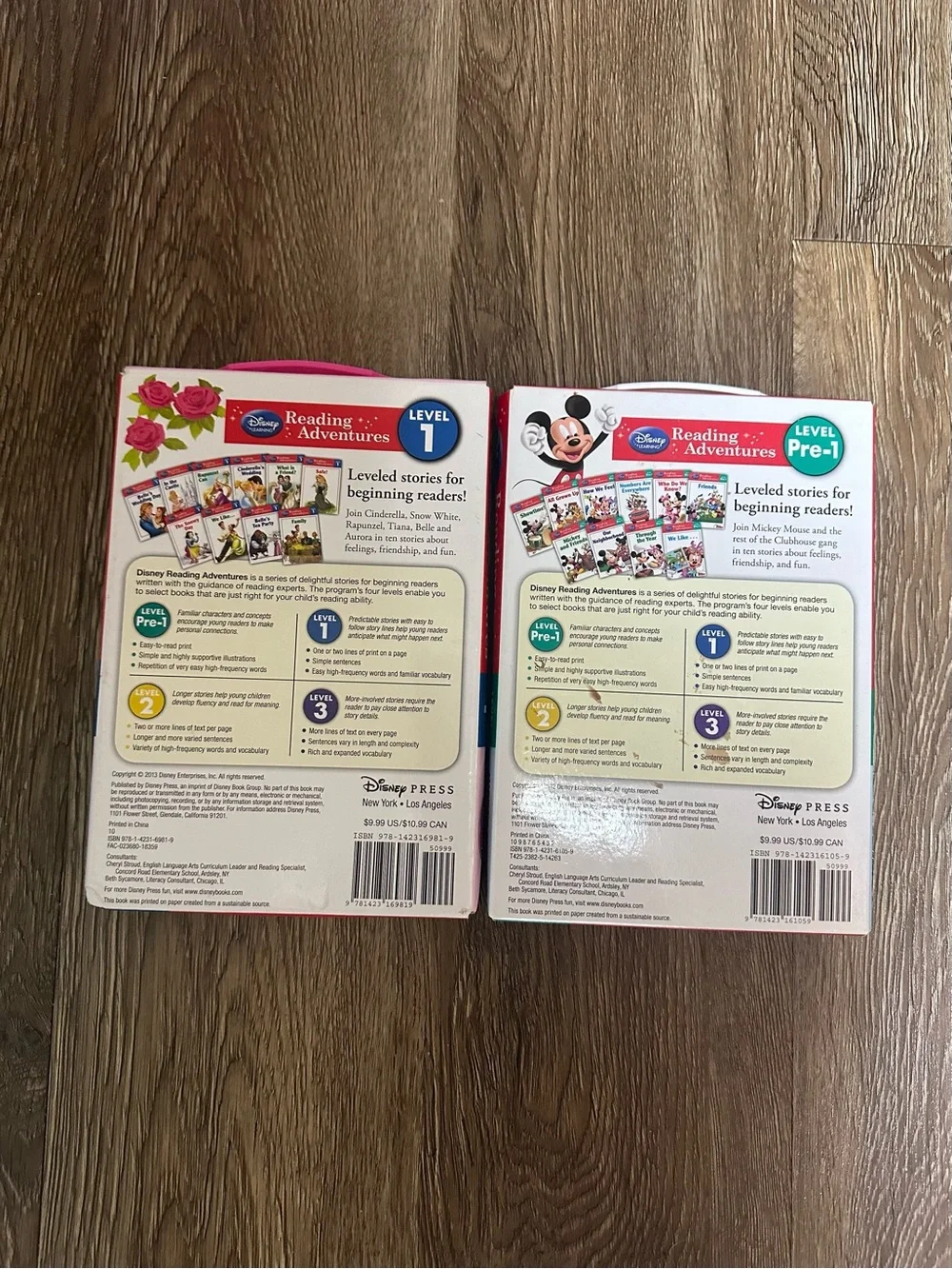 Disney pre leveled