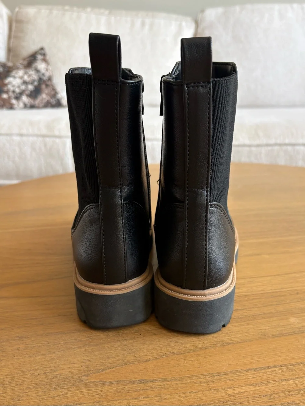 Art Class Girls’ Black Laurel Chelsea Platform Boots