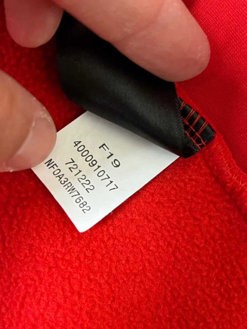 The North Face fit black