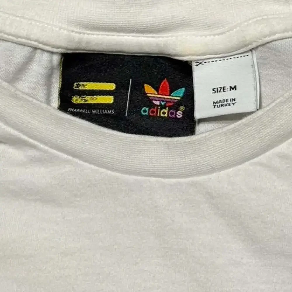 Adidas x Pharrell Williams Hu Infinite Species Graphic T-Shirt Medium White