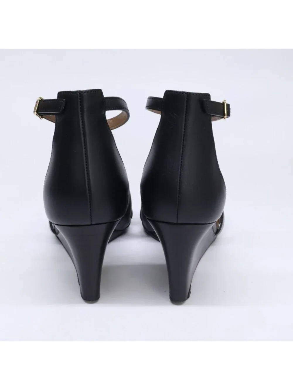 Hermes Legend Ankle Strap Wedge Sole Sandals