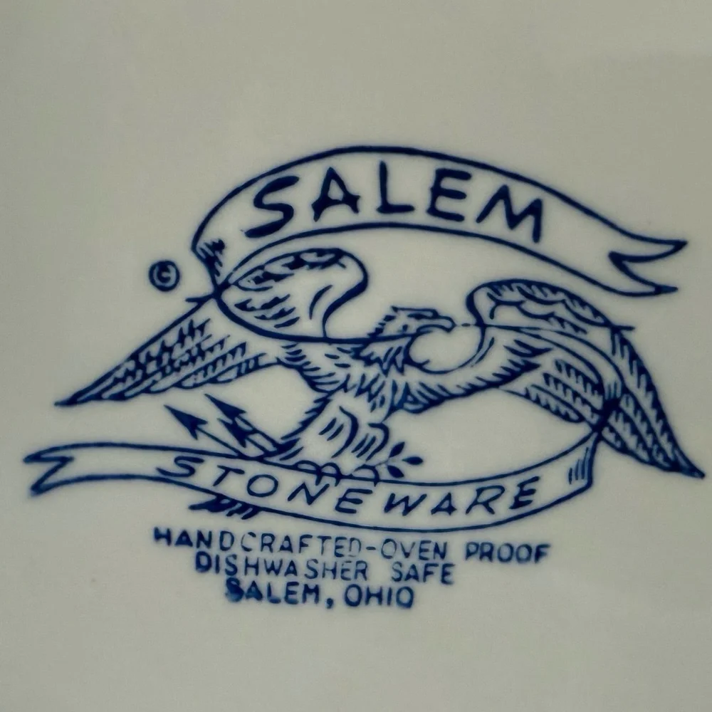 SALEM STONEWARE Georgetown Eagle Dinner Plate