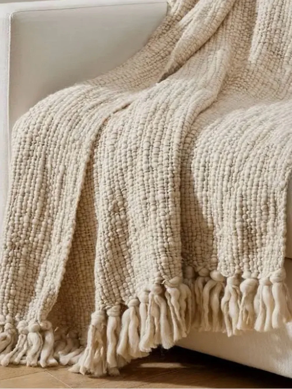 Pottery Barn textured basket