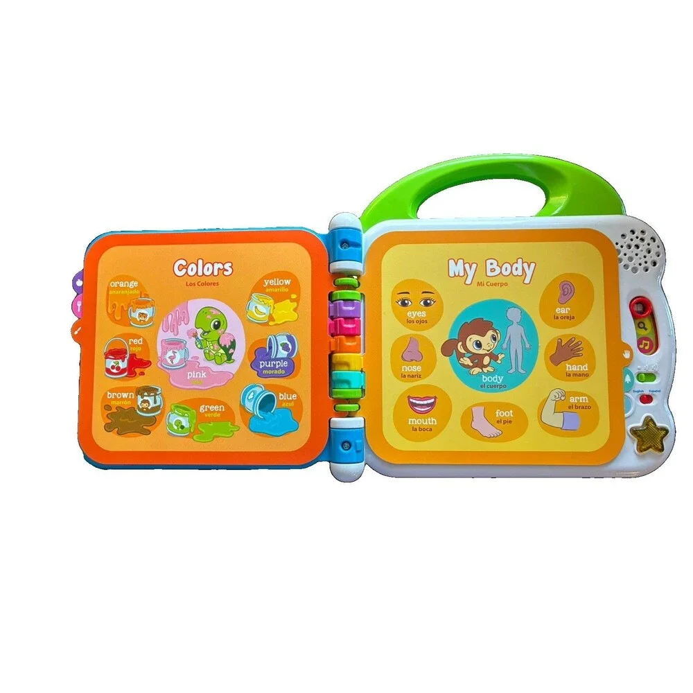 Leap Frog Learning Friends 100 Words Electronic Book English Spanish 2018