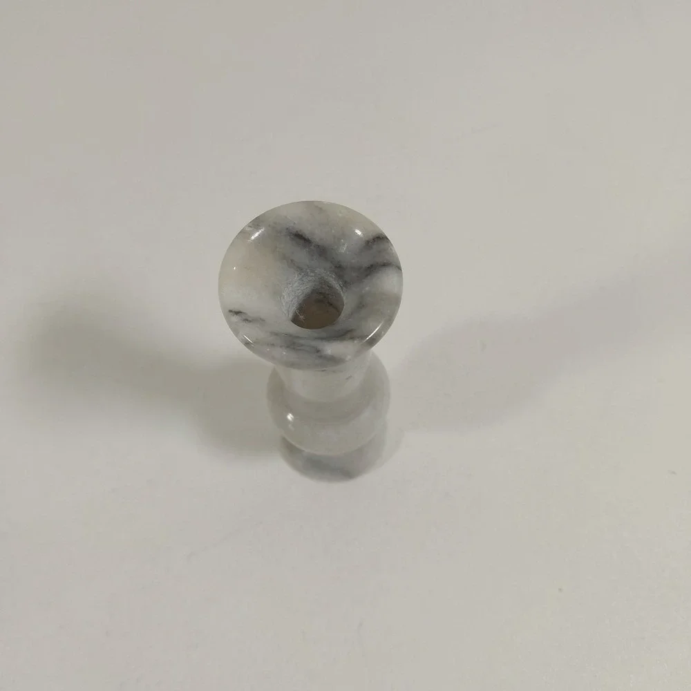 Small‎ VINTAGE turned Marble Bud Vase 4.5 in