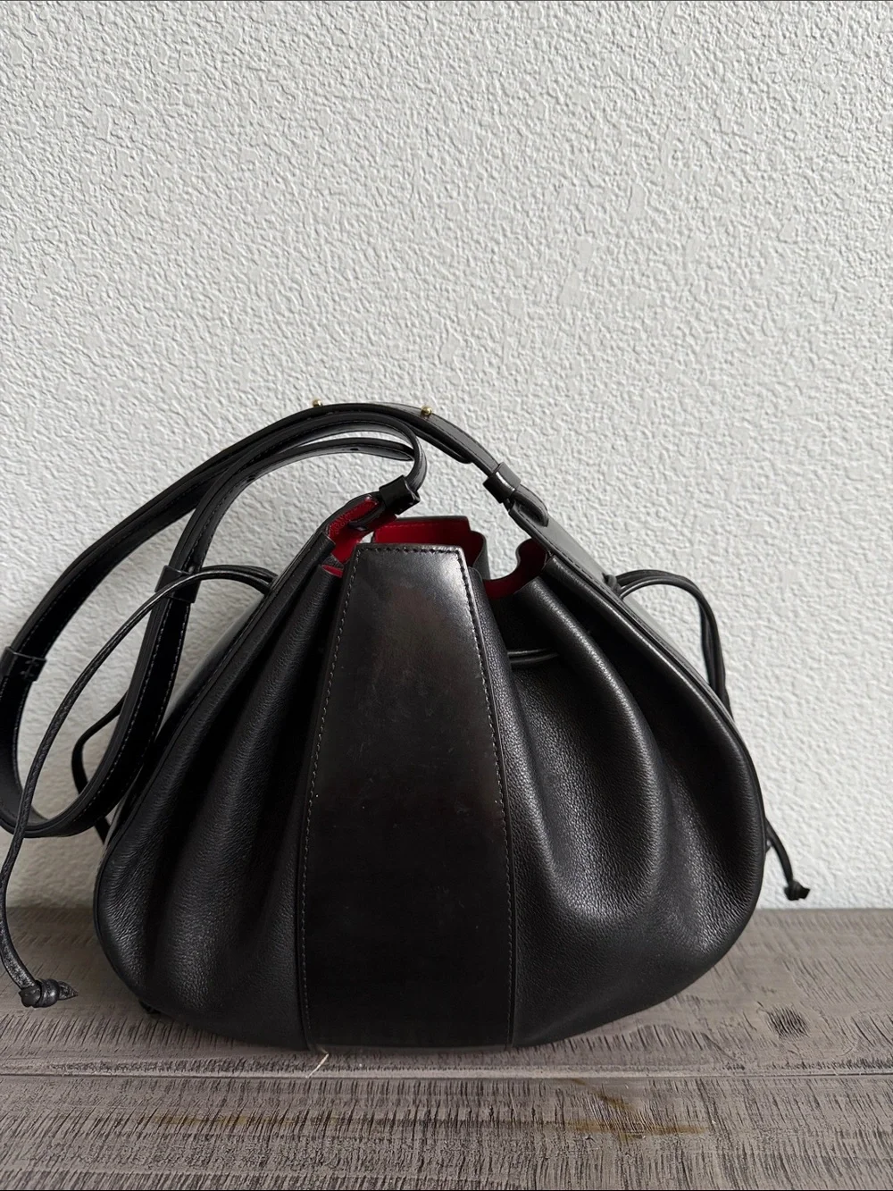 Mansur Gavriel black leather