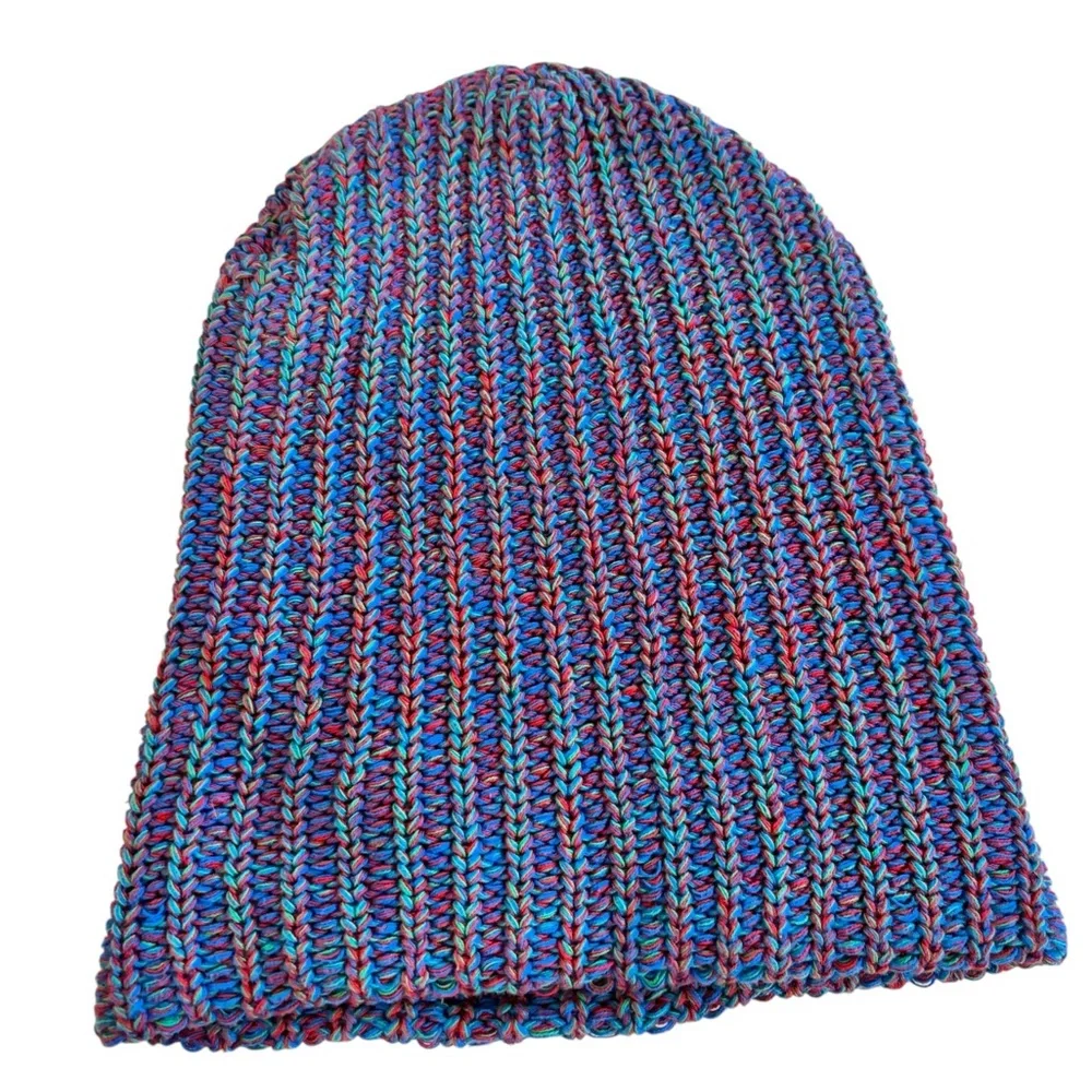 Love Your Melon Knit Beanie Purple Speckled Knit Hat