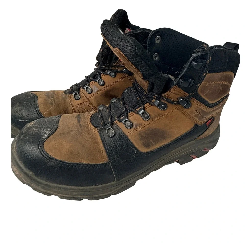 Red Wing V-Series 3519 Mens Brown Leather Composite Toe Waterproof Work Boots 12