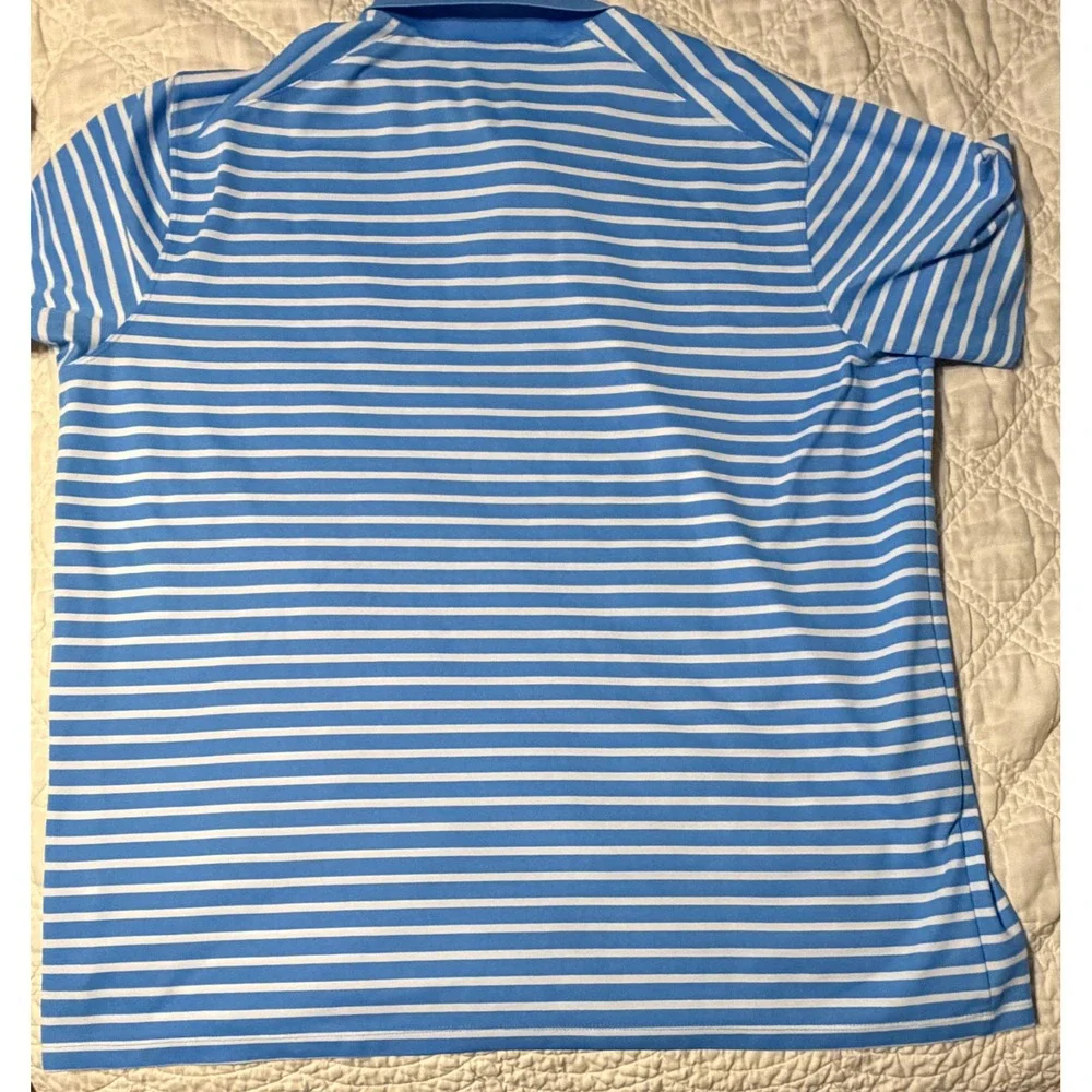 Nike Polo Shirt Men 2XL Multi Color Striped Dri-FIT Golf Short Sleeve lot of 3