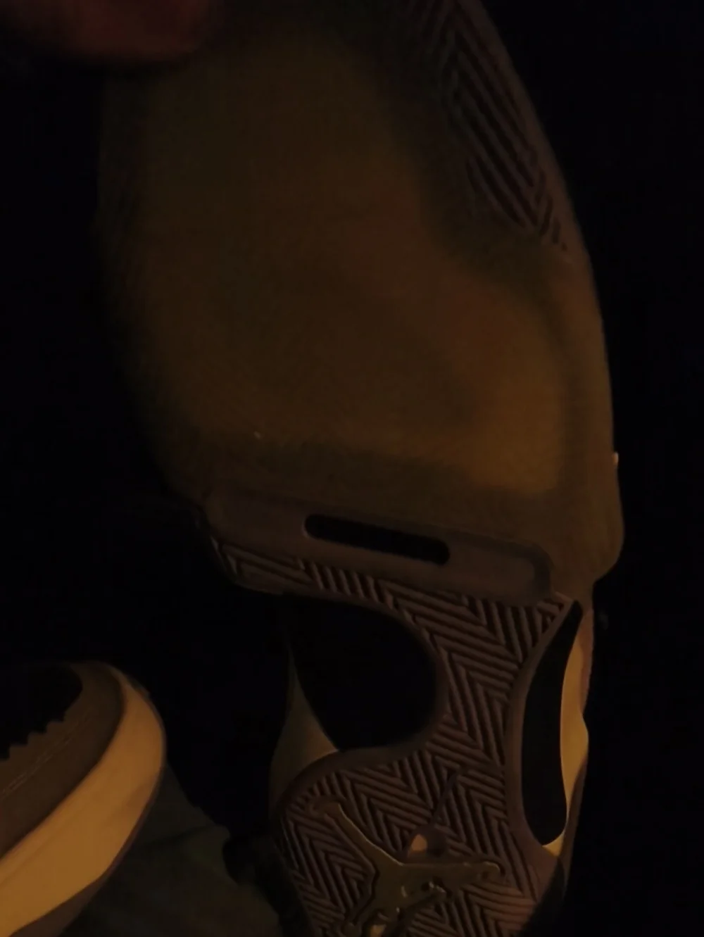 Jordan Men's Sneakers in Black, Gray & Volte Worn Few Times Clean At Night =