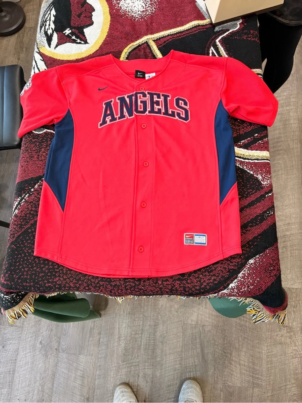 Vintage Nike mlb Anaheim Angels jersey xl youth