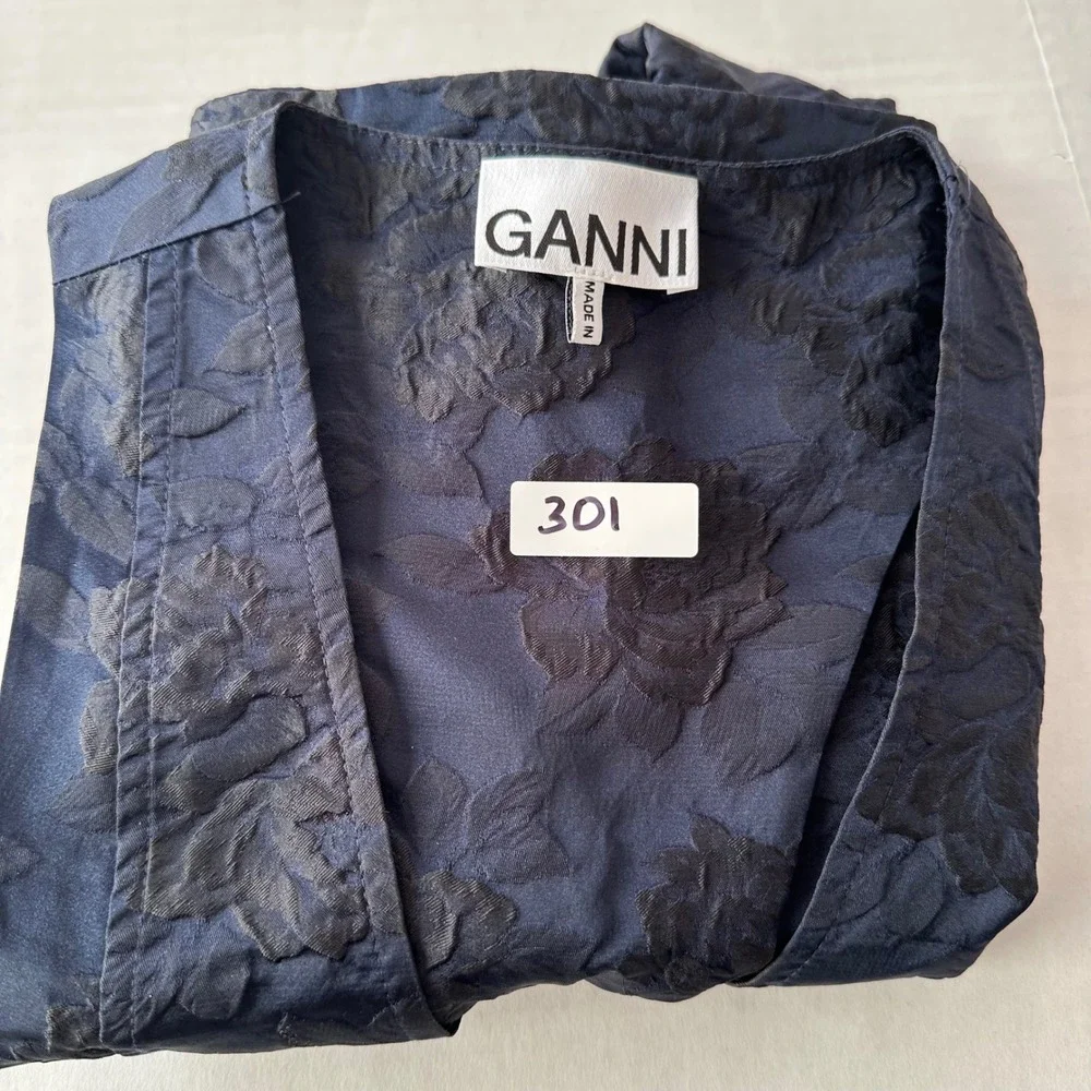 Ganni navy blue