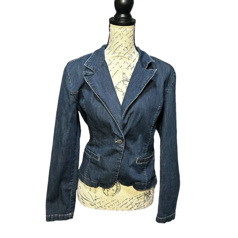 Vitamina Jeans Denim Jacket Size Small