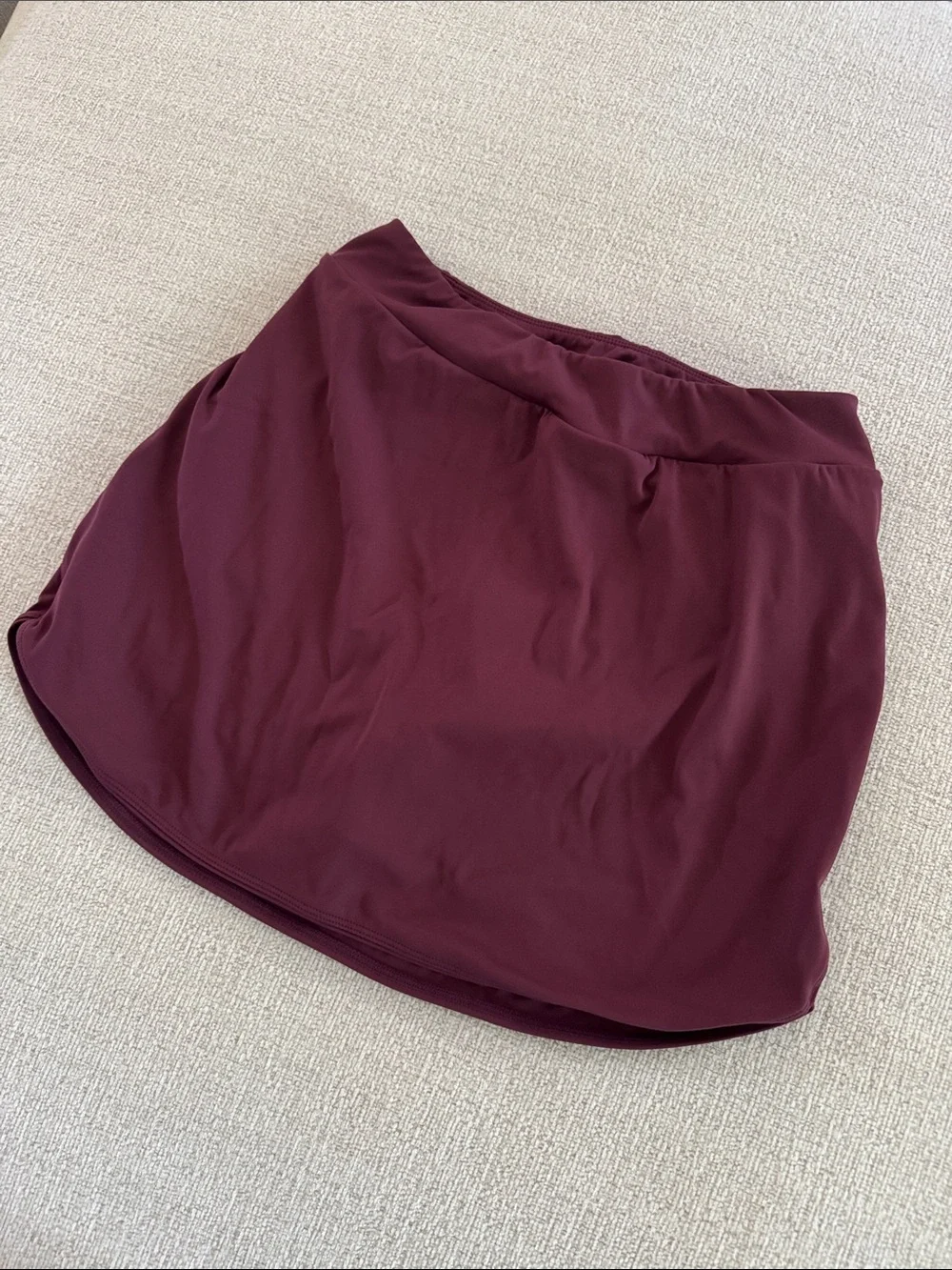 Women’s Performance Skort in Burgundy - Unbranded