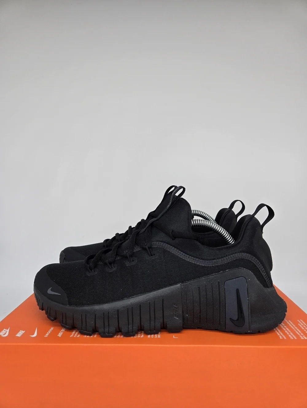 Nike Free Metcon 6 Black Anthracite Women's Workout Shoes Size 8.5 New