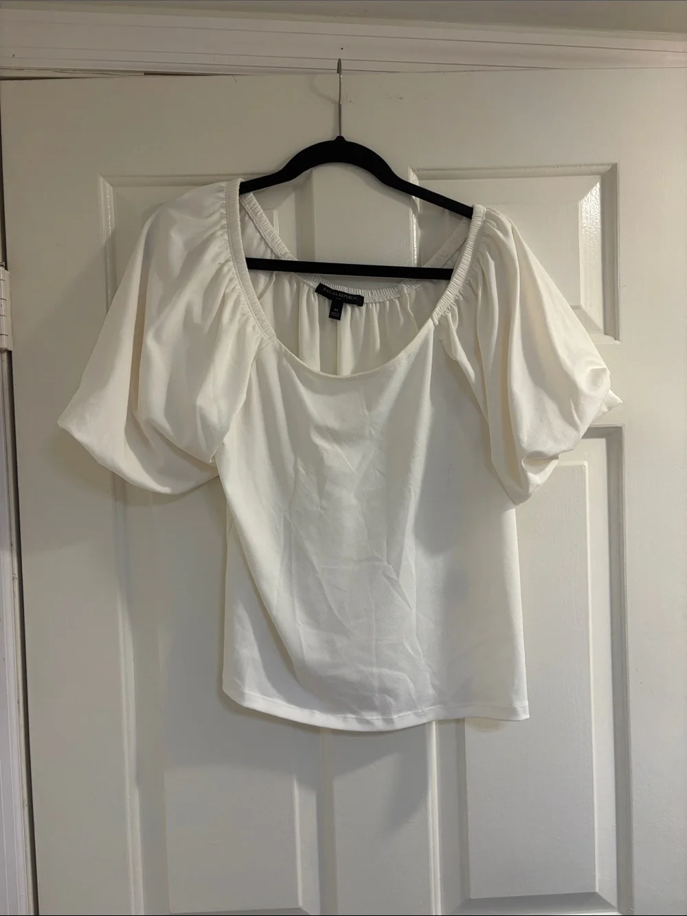 Banana Republic Cream Puff-Sleeve Blouse
