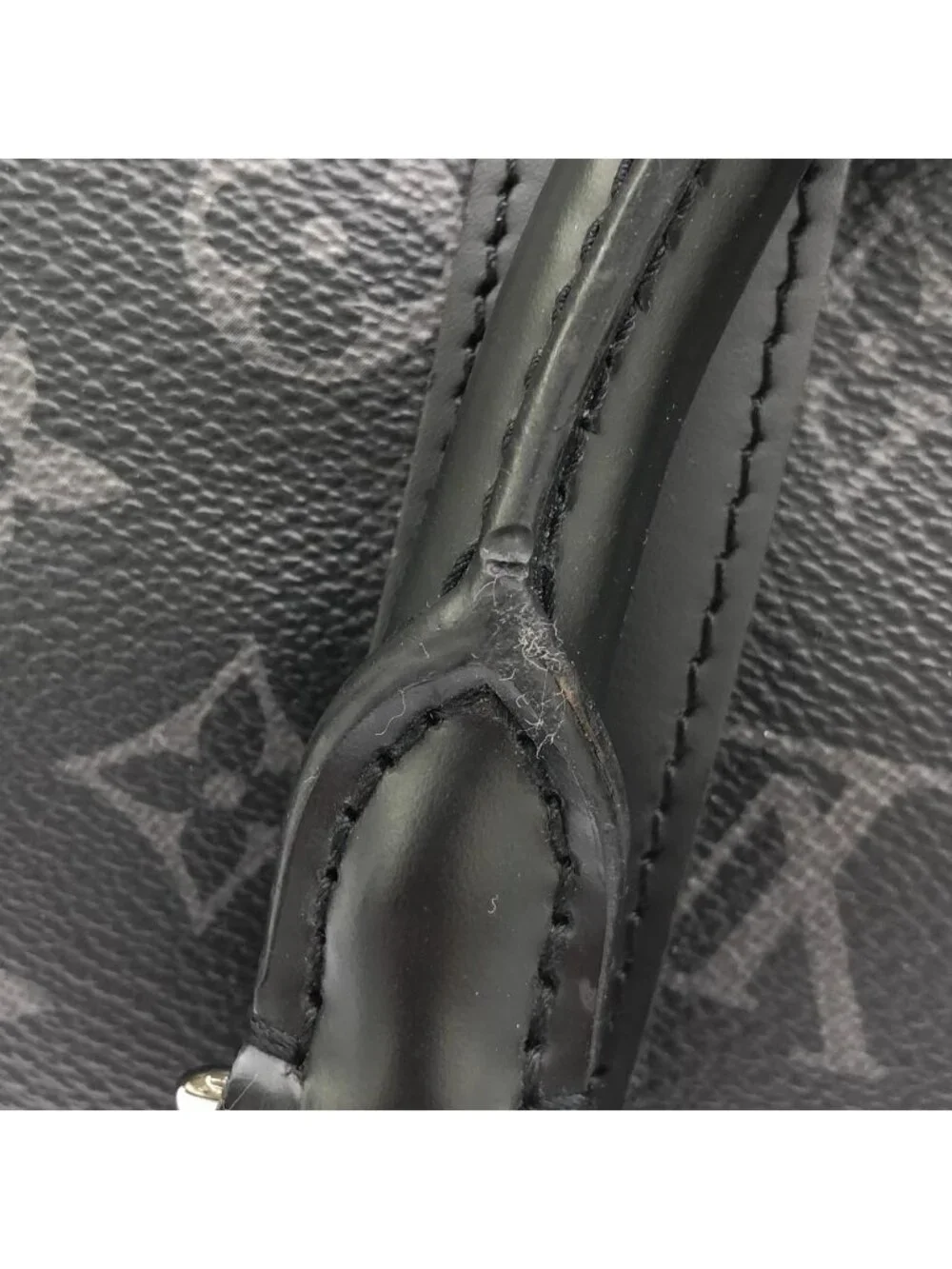 Louis Vuitton Monogram Eclipse Keepall Bandouliere 45 Boston Bag