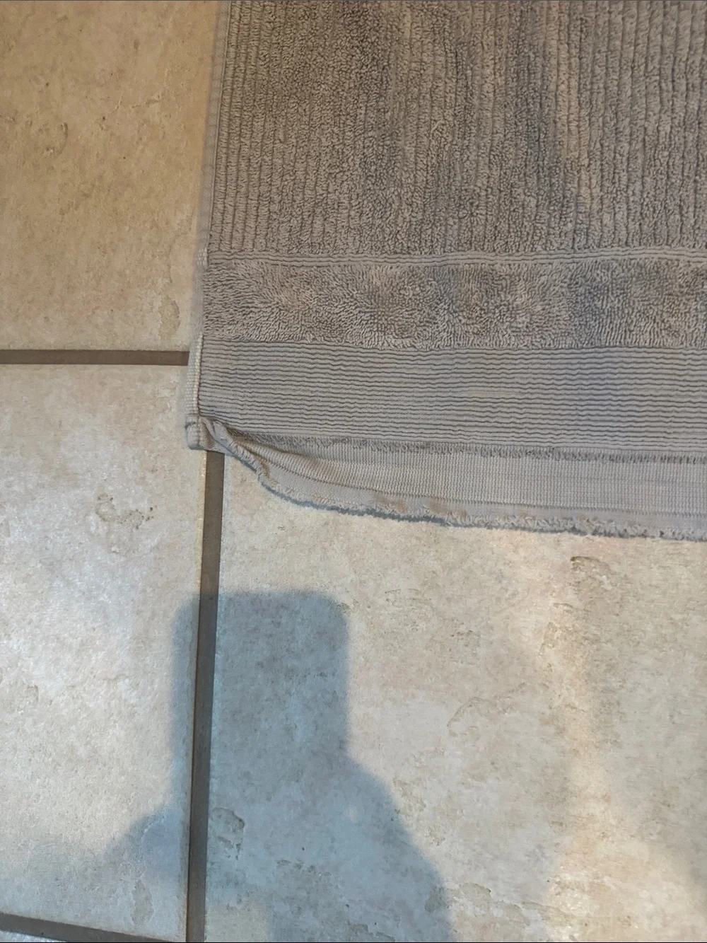 Apt. 9 Bath Towels Gray Ribbed Set of 4