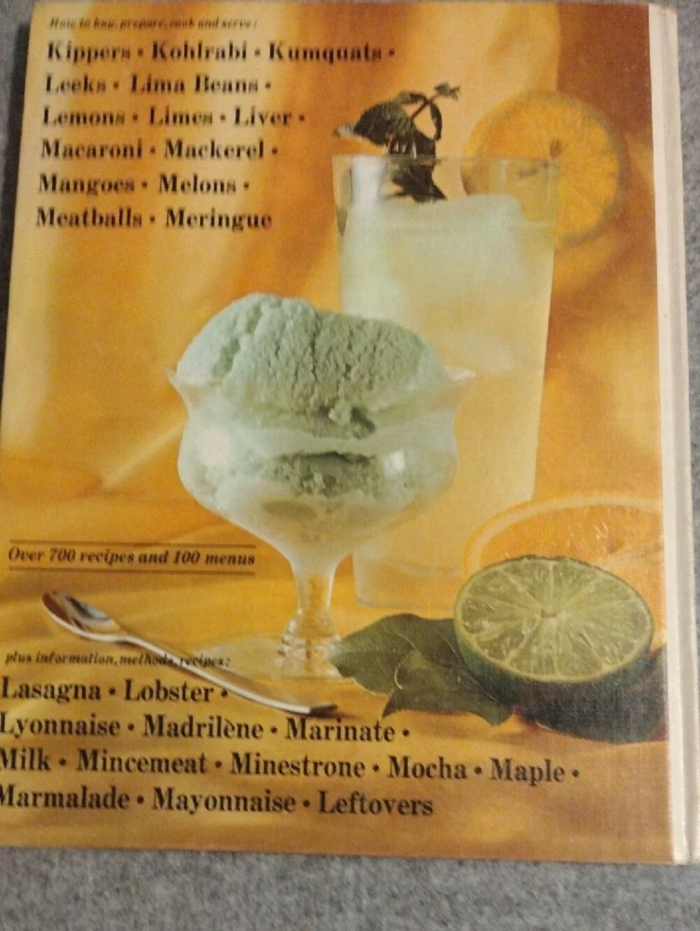 Encyclopedia of Cookery Vol. 6-8 Hardcover Cookbook (Cream/Brown)