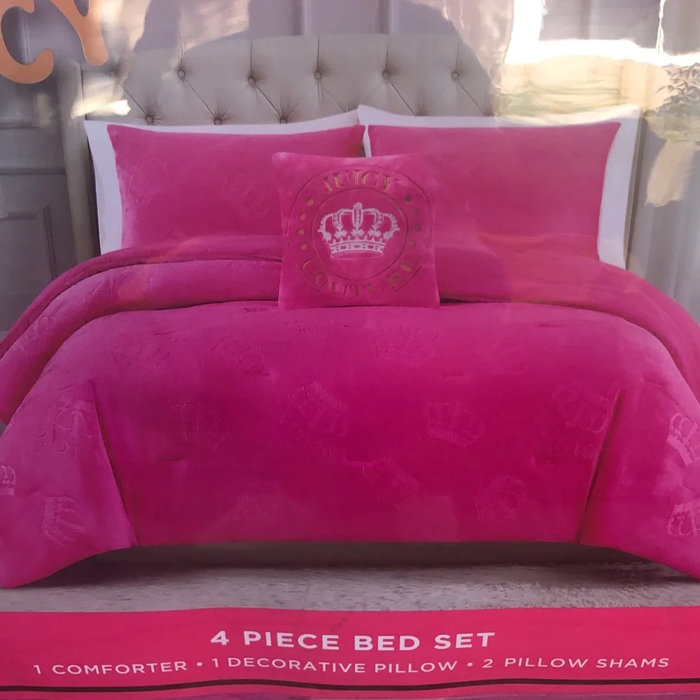 Juicy Couture comforter shams