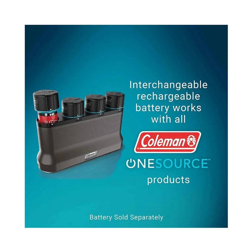 Coleman OneSource Rechargeable 2 Port Battery Quick Charging Station‎ 4800 mAh
