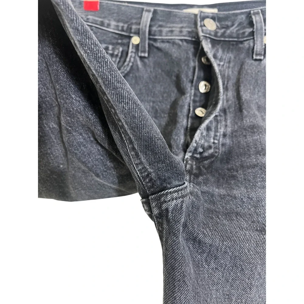 CITIZENS OF HUMANITY Ambrosio Long Denim Shorts in‎ Black 1928-1134