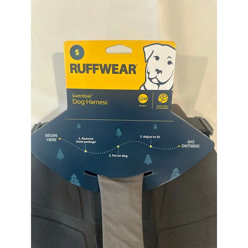 NWT Ruffwear Approach Pack Dog Saddlebag Backpack L/XL - Basalt Gray MSRP $99.95