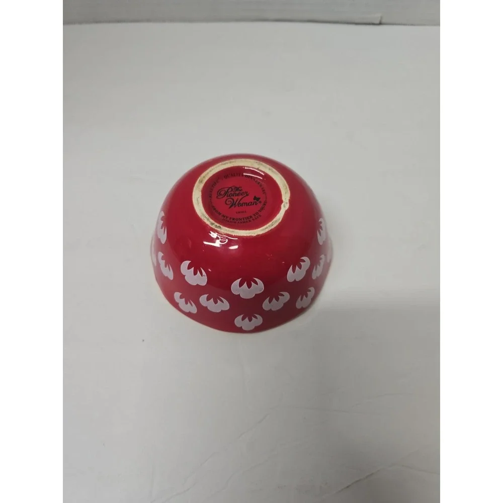 Pioneer Woman Nesting Measure Bowl Cooking Baking Stoneware 1/2 C Floral Replace