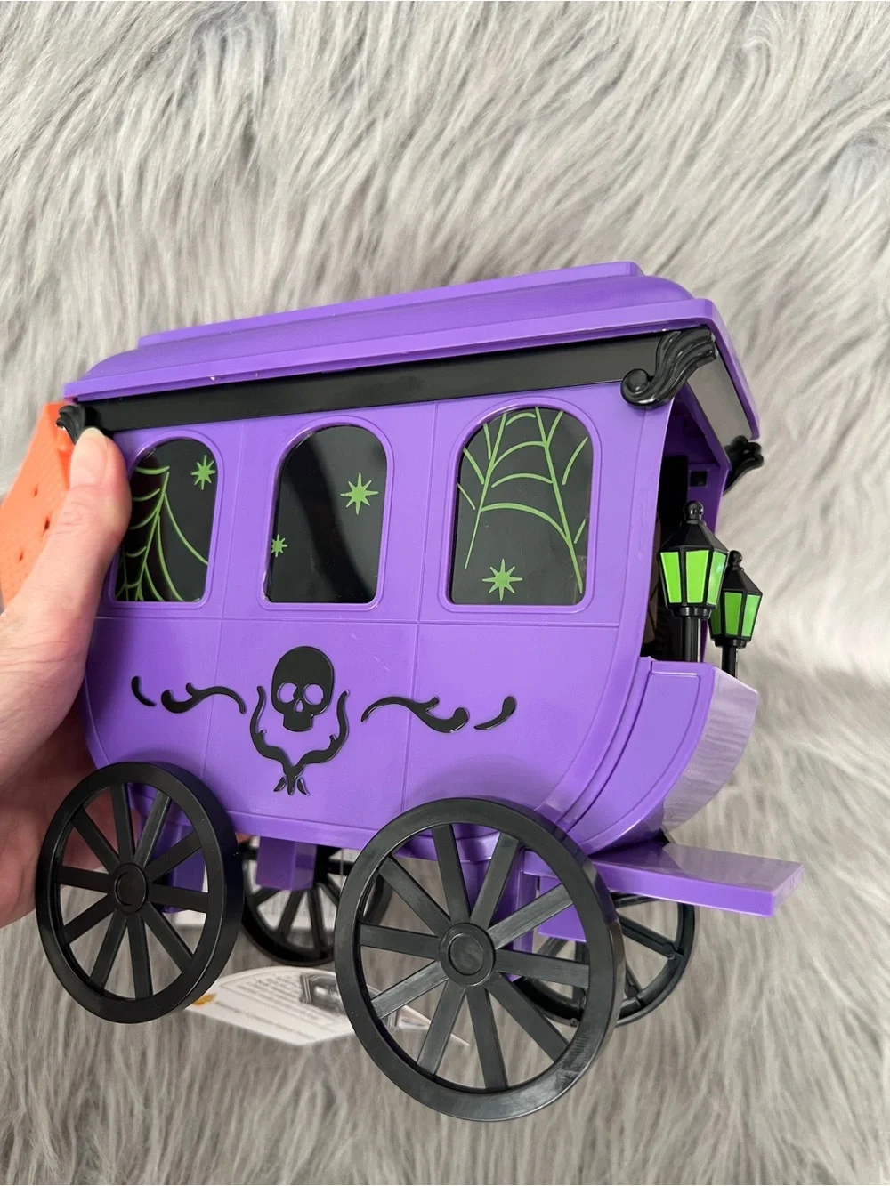Target Halloween Haunted House and Purple Ghost Carriage Toy Set NWT