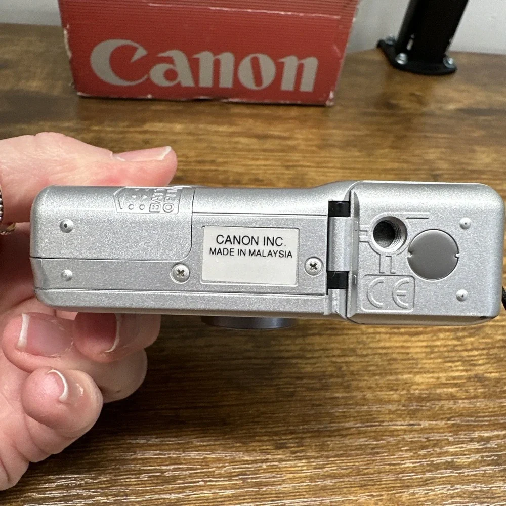 Canon Elph Jr APS Film‎ Camera Strap Box TESTED WORKING