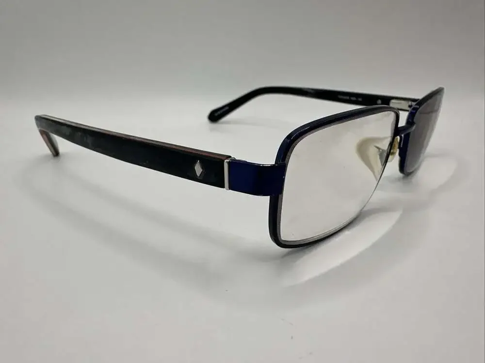 Fossil Eyeglass Frames Womens Blue Rectangular FOS 6036 54-18-140