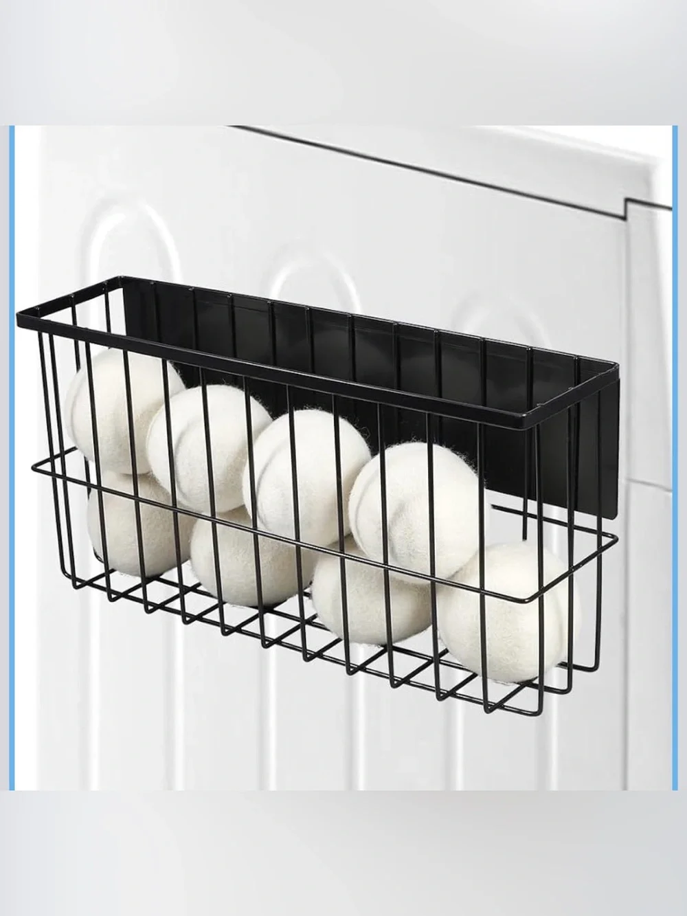 Extra Large Dryer Ball Organizer - Magnetic Storage Bin