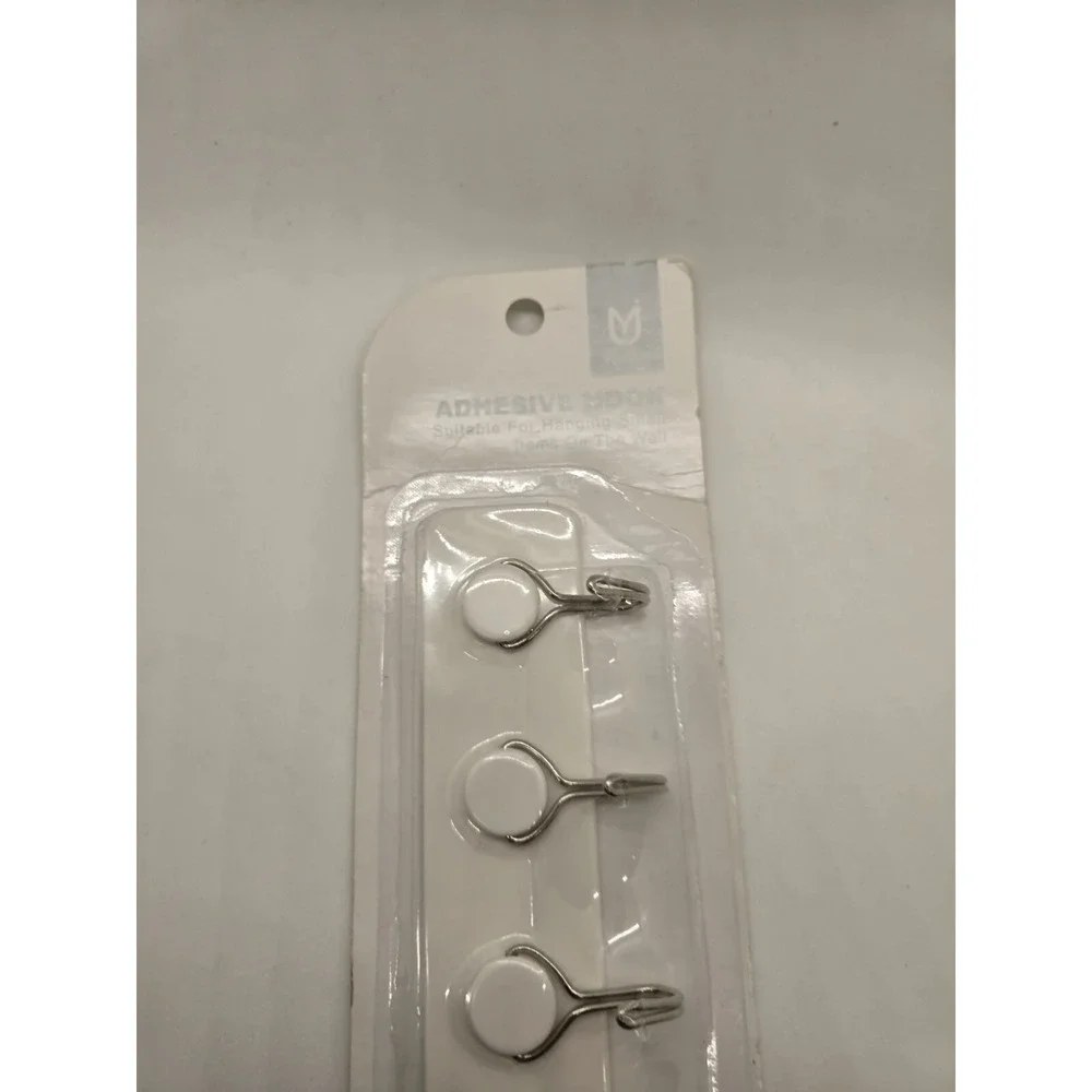 Strong Adhesive Sticky‎ Hooks Heavy Duty Wall Stainless Hook Hanger 7 hooks