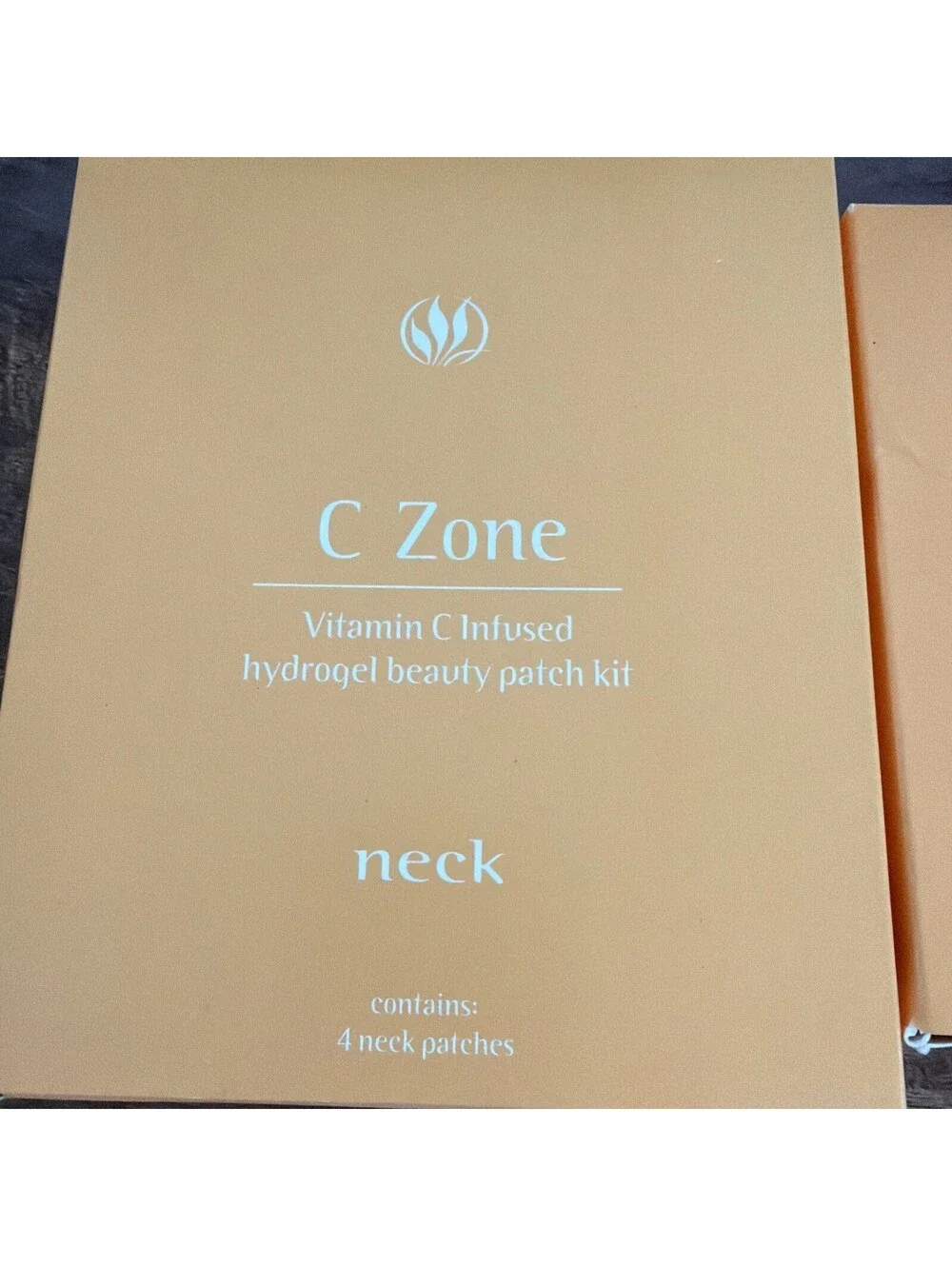 C Zone Vitamin C Infused Hydrogel Beauty Patch Kit Neck & Forehead 4 Patches Ea