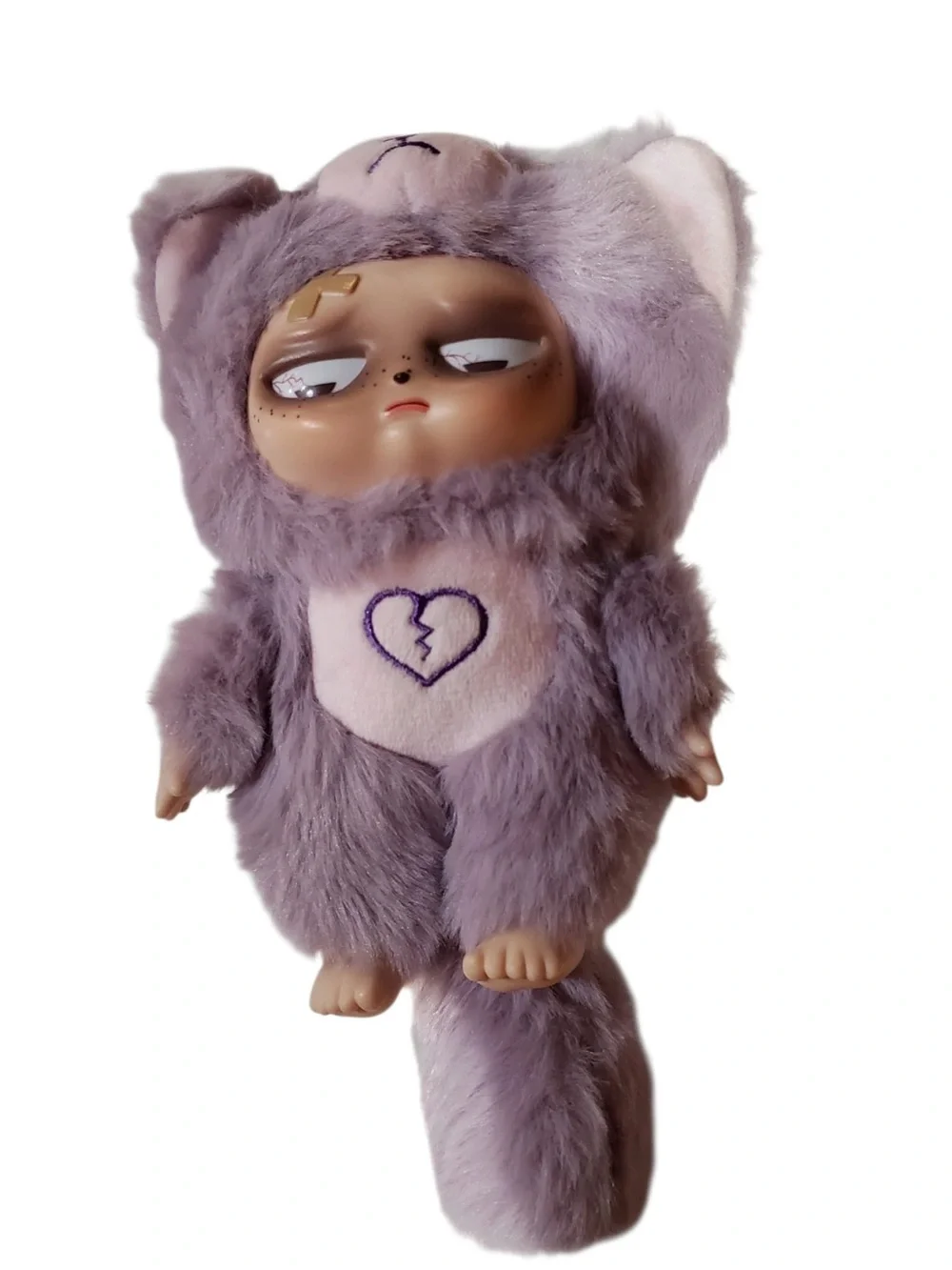 Grumpipi Sleepless Lavender Plush Bear Costume Doll for Kids